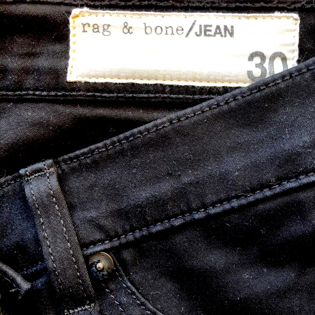 Rag & Bone Jeans Black Leggings Skinny Jeans Sz 30